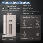 A5 Electric Coffee Grinder-Plug-in version